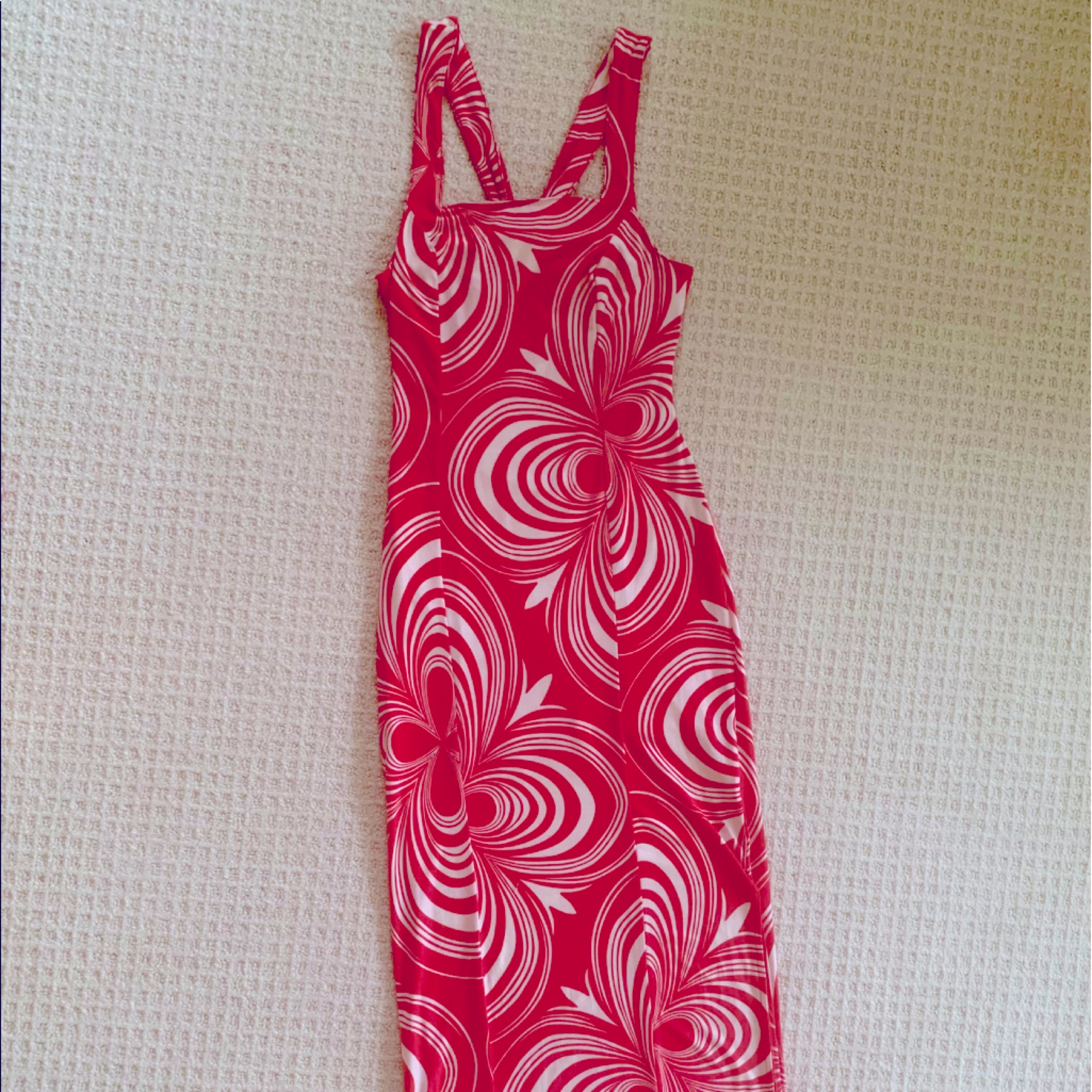 Maxi Swirl Print Dress